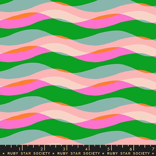 Poolside Too Wavy Lipstick - Quilt Fabric