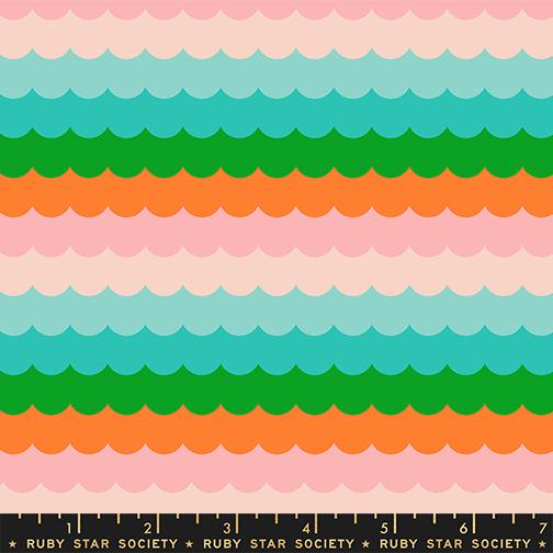 Poolside Too Scallop Verdant - Quilt Fabric