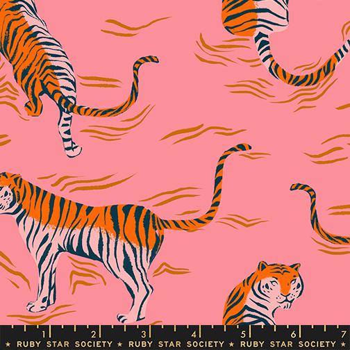 Poolside Too Tiger Sorbet - Quilt Fabric