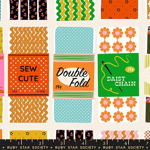 1 800 Notion Retro Shell - Quilt Fabric