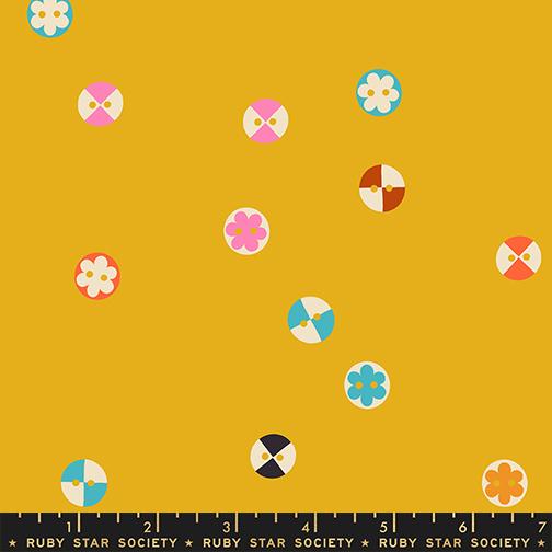 1 800 Notion Bobbin Goldenrod - Quilt Fabric