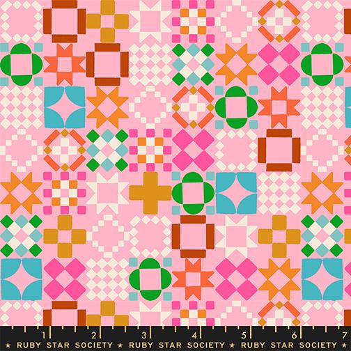 1 800 Notion Geometric Posy - Quilt Fabric