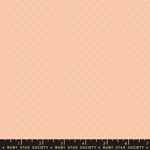 Sidekicks Peach - Quilt Fabric, zoomed in. Select this picture to zoom back out.