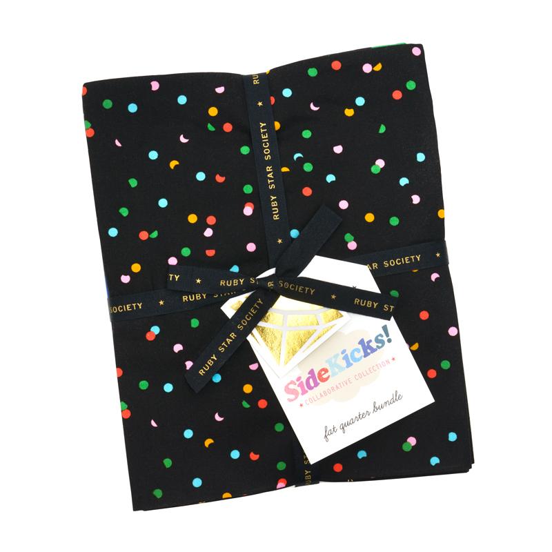 Sidekicks - Fat Quarter Bundle, zoomed in. Select this picture to zoom back out.