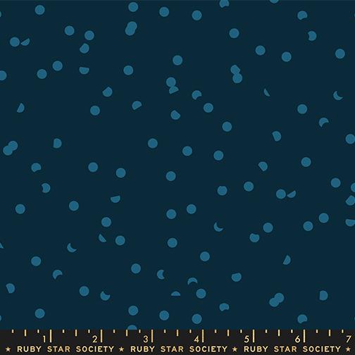 Sidekicks Teal Navy - Quilt Fabric, zoomed in. Select this picture to zoom back out.