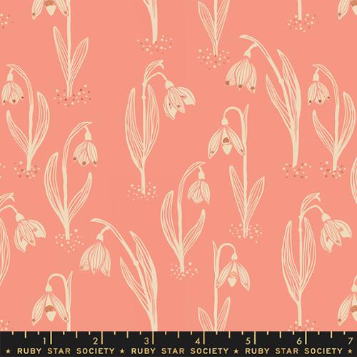 Unruly Nature Melon - Quilt Fabric