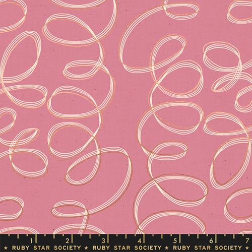 Unruly Nature Kiss - Tendrils Metro - Quilt Fabric