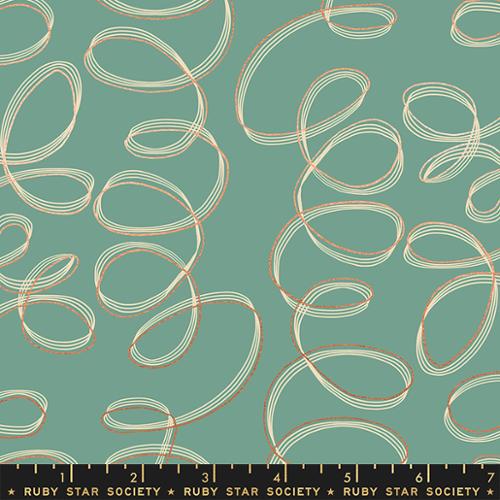 Unruly Nature Soft Aqua - Quilt Fabric