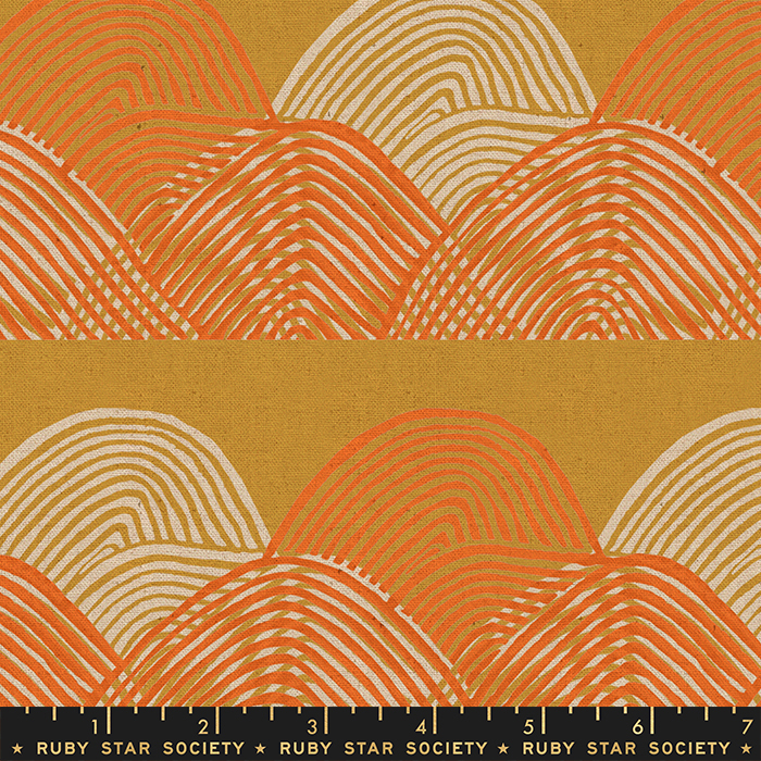 Floradora Canvas Linen Cactus - Quilt Fabric