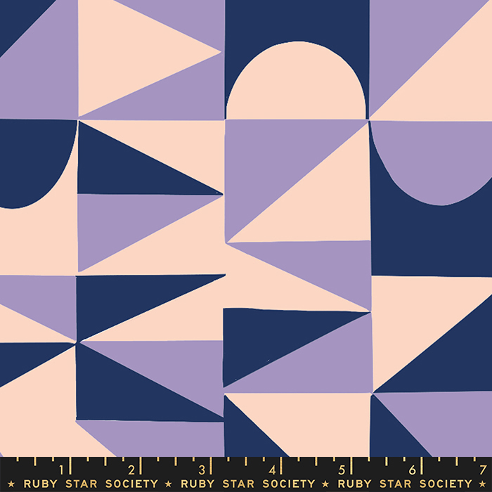 Floradora Canvas Linen Navy - Quilt Fabric