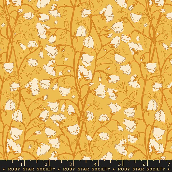 Sweet Peas Florals - Sweet Peas Butter - Quilt Fabric