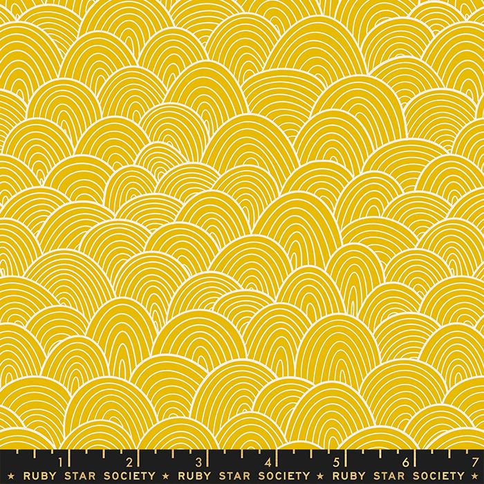 Verbena Petals - Goldenrod - Quilt Fabric