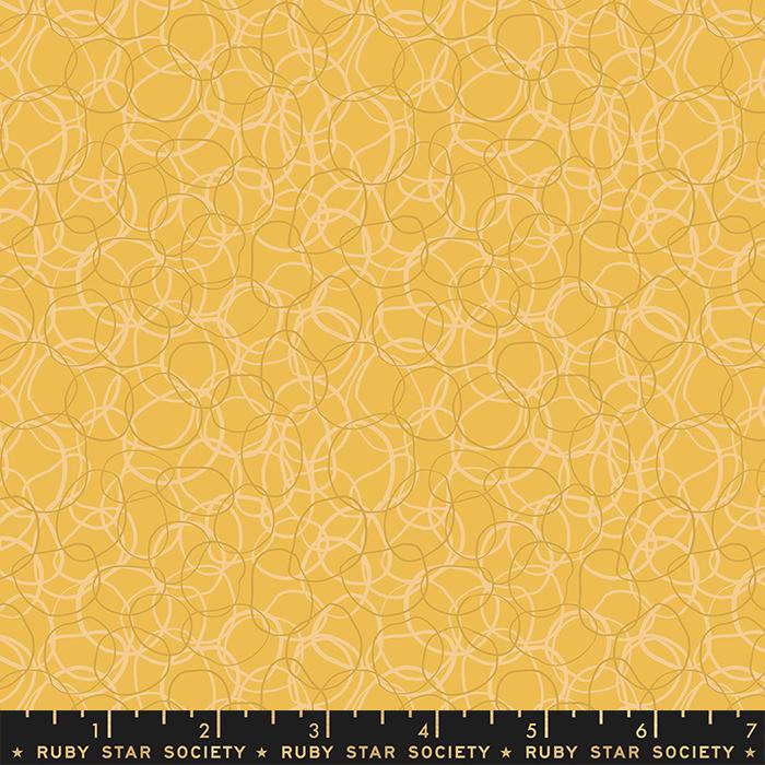 Verbena Rubber Bands - Butter - Quilt Fabric