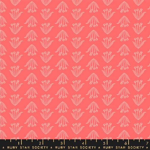 Endpaper Crocus Strawberry - Quilt Fabric