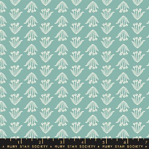 Endpaper Crocus Water - Quilt Fabric