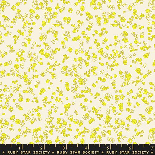 Memento Calculations Citron - Quilt Fabric