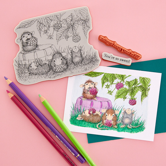 Berry Good - Cling Rubber Stamp