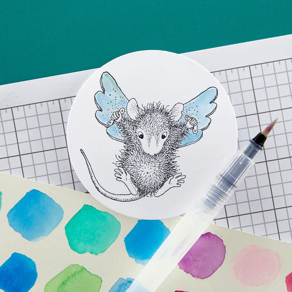 Flying to See You - Cling Rubber Stamp Set
