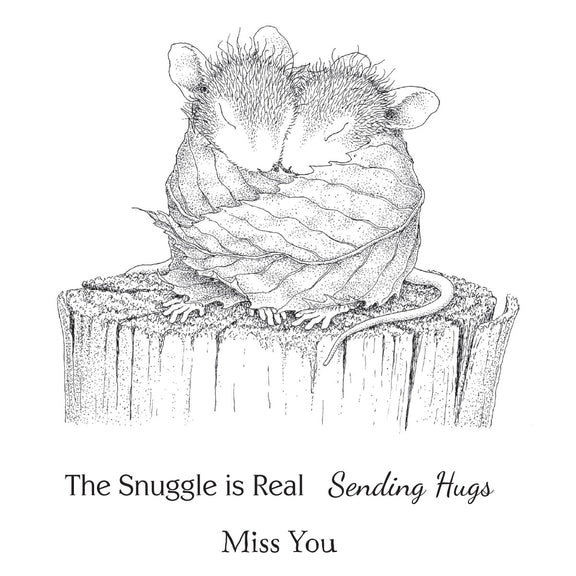 Snuggle Up - Cling Rubber Stamps 