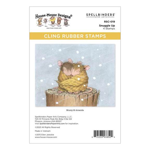 Snuggle Up - Cling Rubber Stamps 