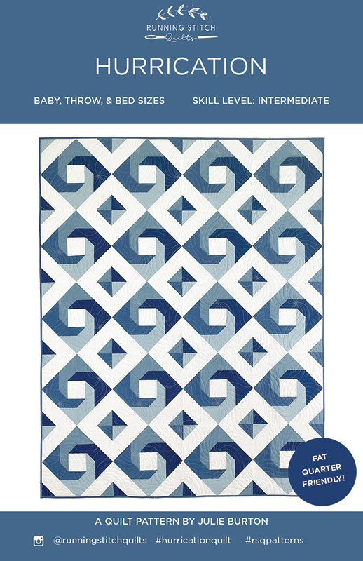 Hurrication - Quilt Pattern, zoomed in. Select this picture to zoom back out.