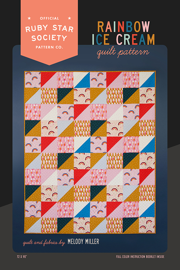 Rainbow Ice Cream Quilt - Quilt Pattern