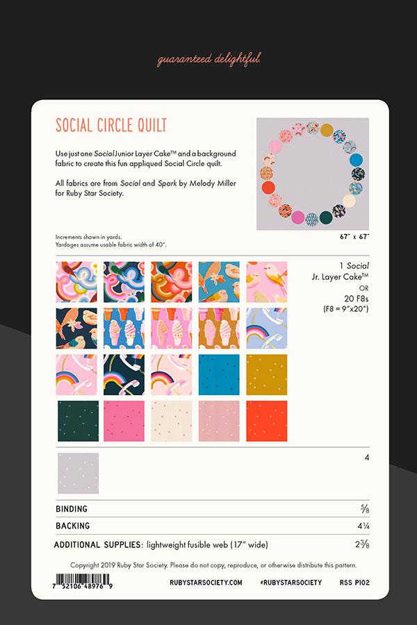 Social Circle Quilt - Quilt Pattern