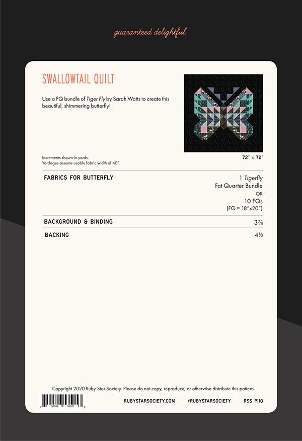 Swallowtail - Quilt Pattern