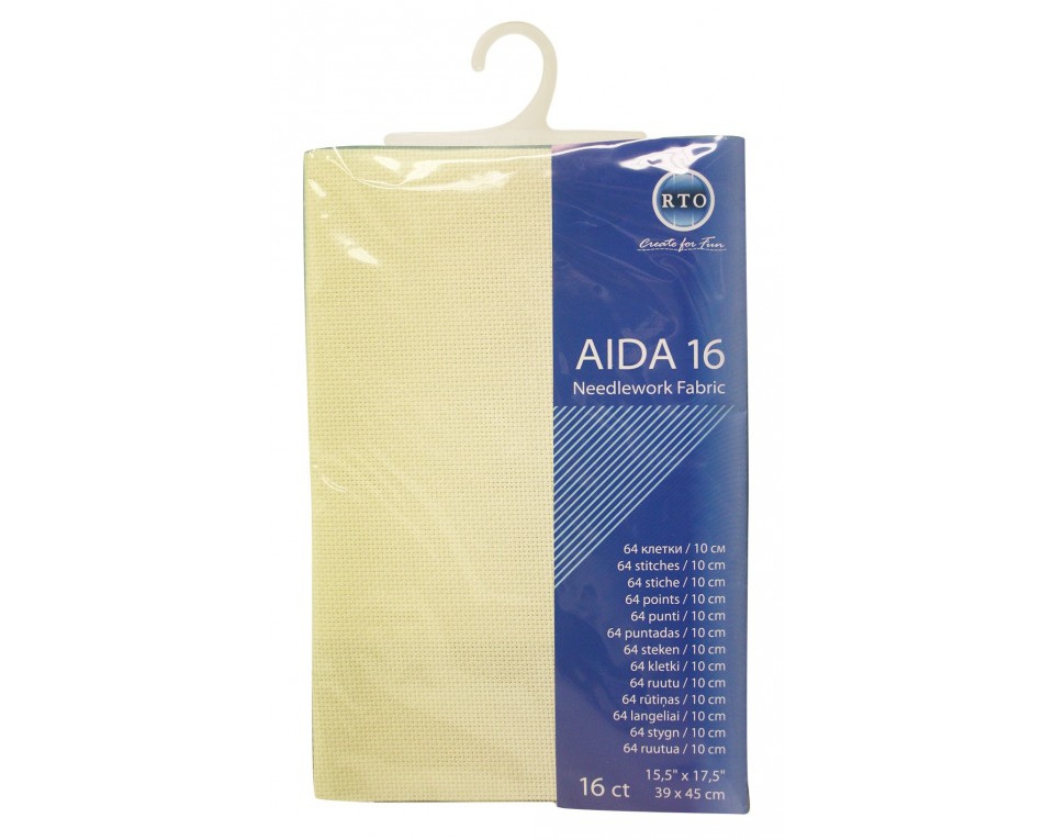 16 Count Ecru Aida 15.5 x 17.5