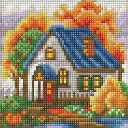 Autumn House - Diamond Mosiac Kit