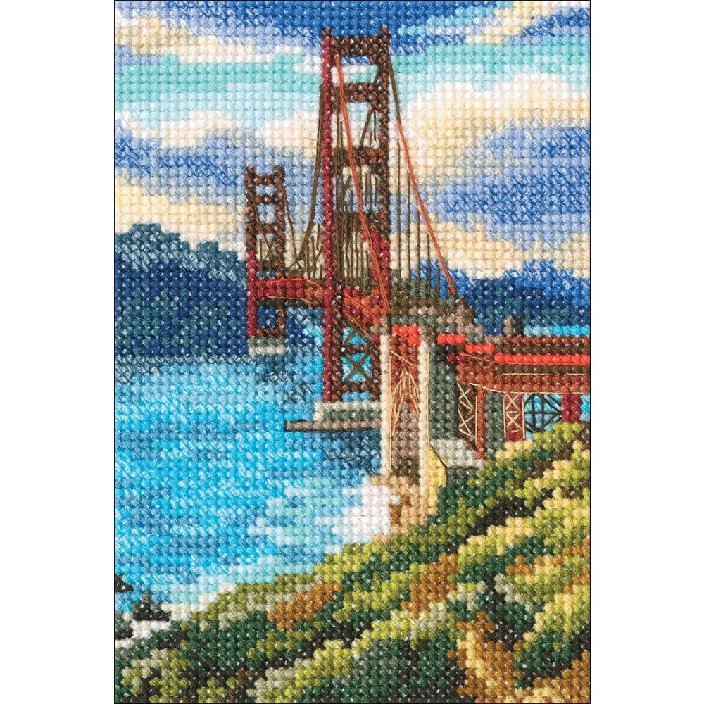 Golden Gate Bridge - Counted Cross Stitch Kit