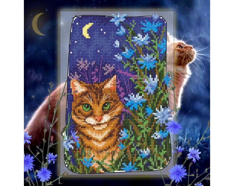 Grandmother's Old Garden - Cat - Cross Stitch Kit