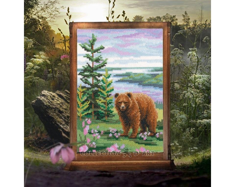 Summer Colors - Bear- Cross Stitch Kit 