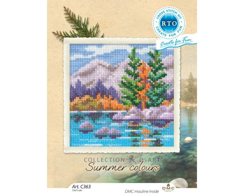 Summer Colors - Mountain - Cross Stitch Kit 