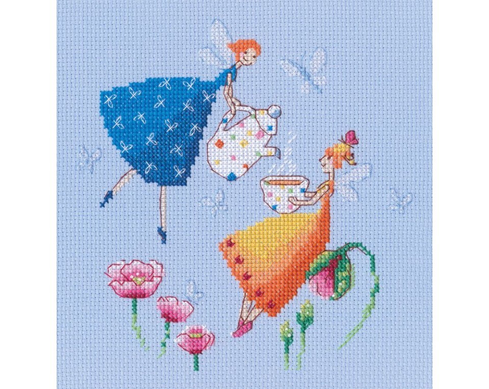 Tea Time - Fairy - Cross Stitch Kit