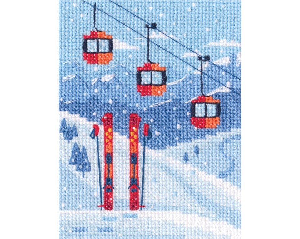 The Mountains Gain Our Hearts - Cross Stitch Kit