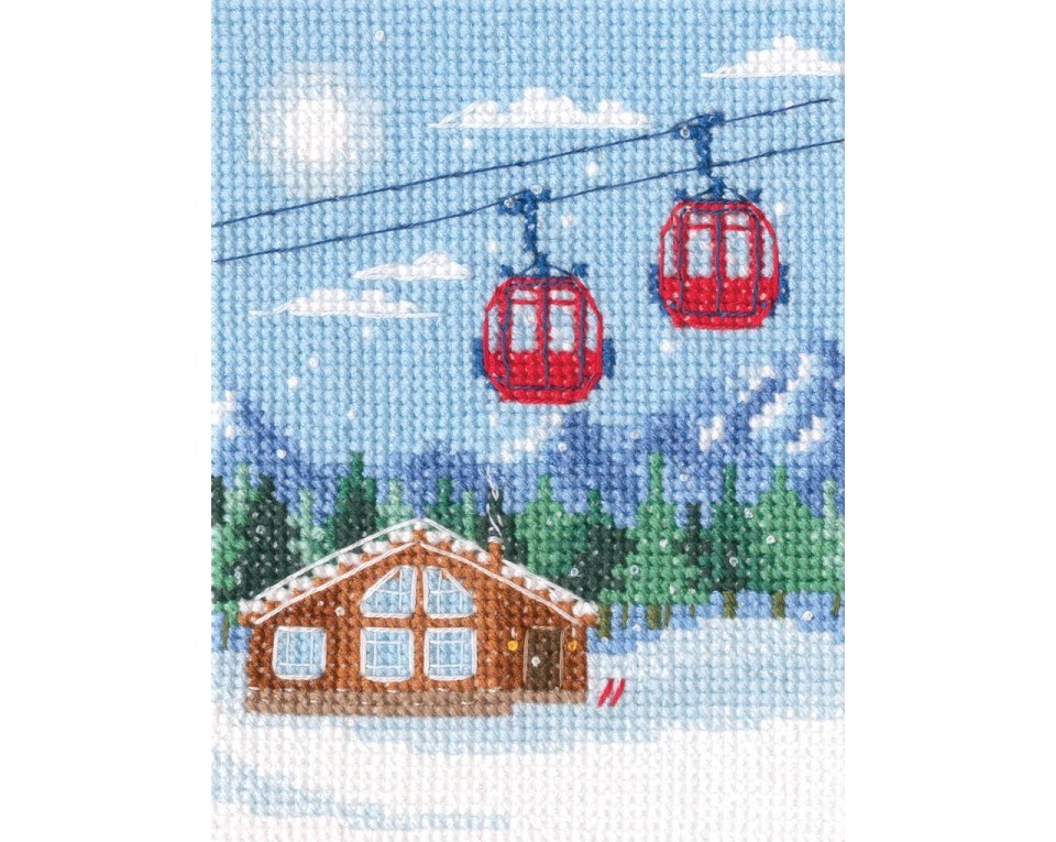 In The Mountains - Cross Stitch Kit