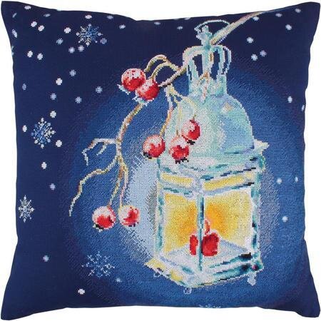 Christmas Light - Cross Stitch Kit, zoomed in. Select this picture to zoom back out.