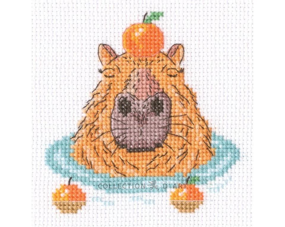 In Oranges - Cross Stitch Kit