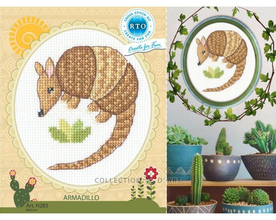 Armadillo - Cross Stitch Kit