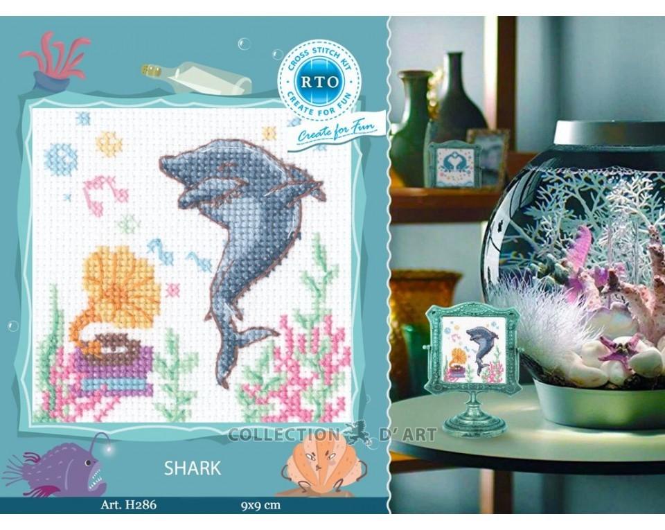 Shark - Cross Stitch Kit