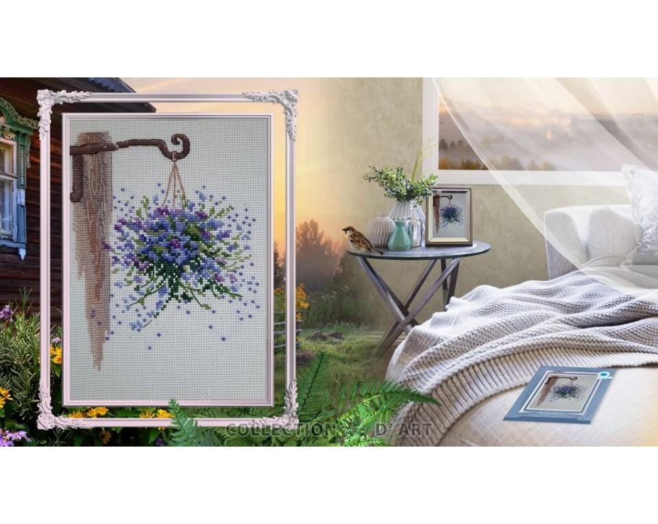 In The Moment - Hanging Flowers - Cross Stitch Kit