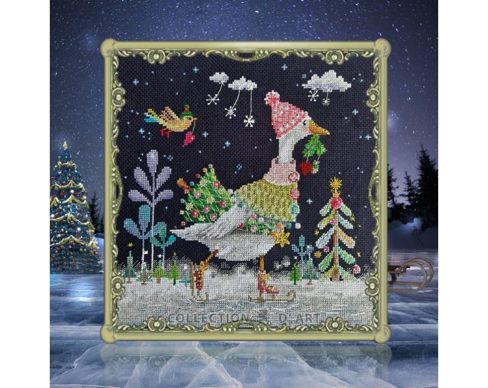 Magic Skates - Christmas Cross Stitch Kit