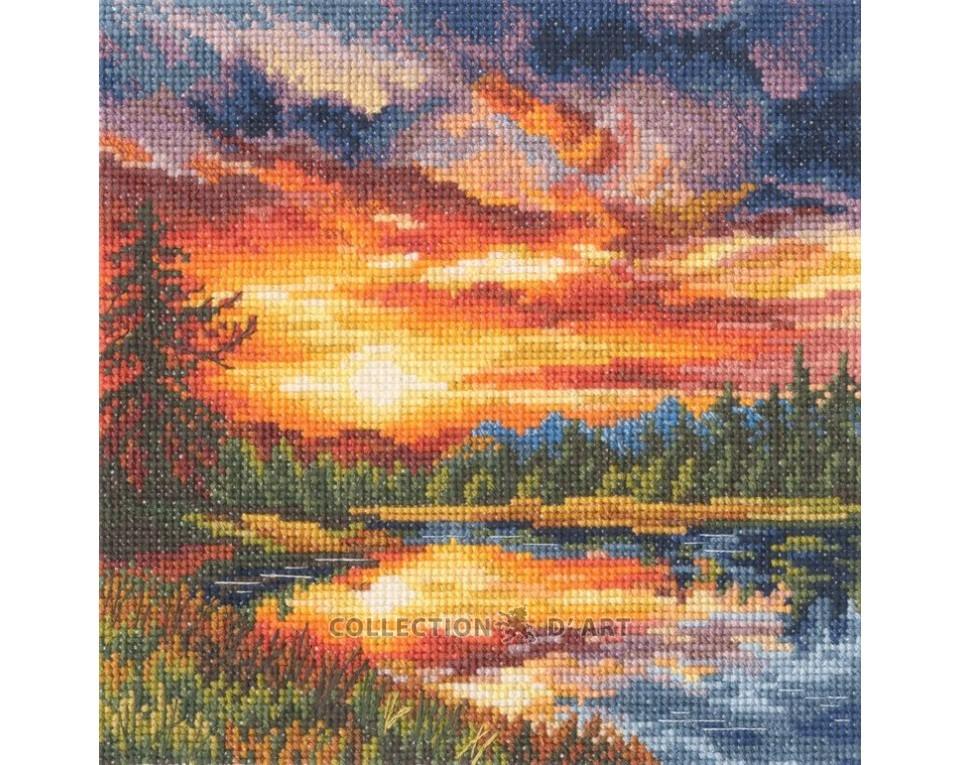 Color Of The Sun - Lake - Cross Stitch Kit