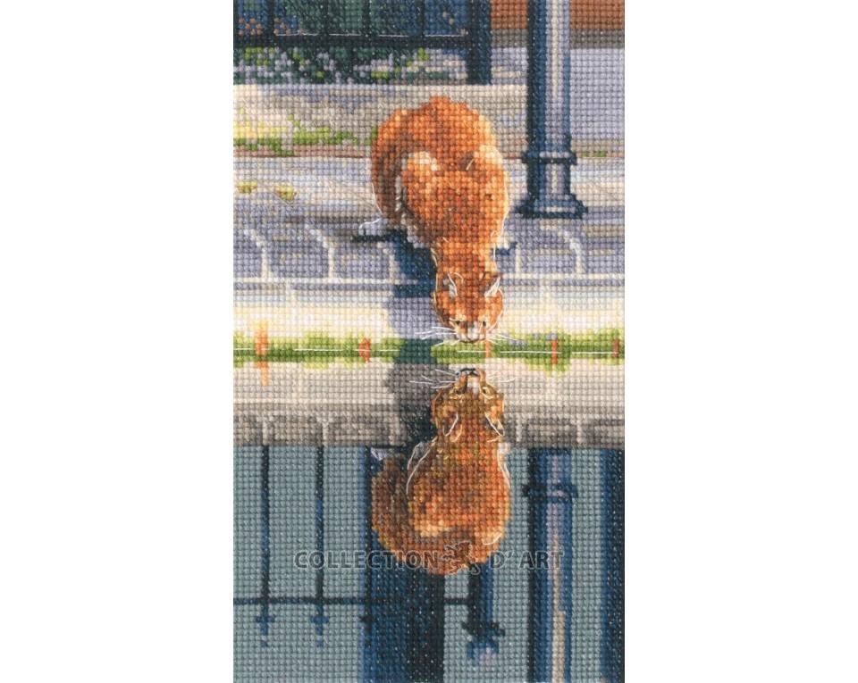 Everything Seems Upside Down - Cross Stitch Kit
