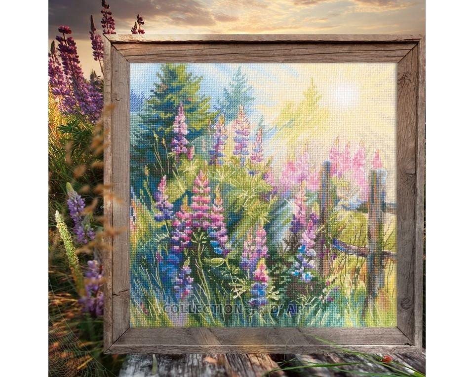 Lupine Summer - Cross Stitch Kit