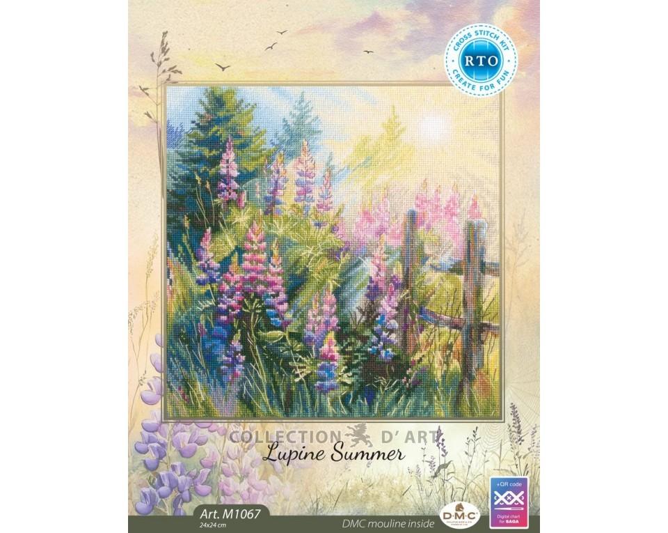 Lupine Summer - Cross Stitch Kit