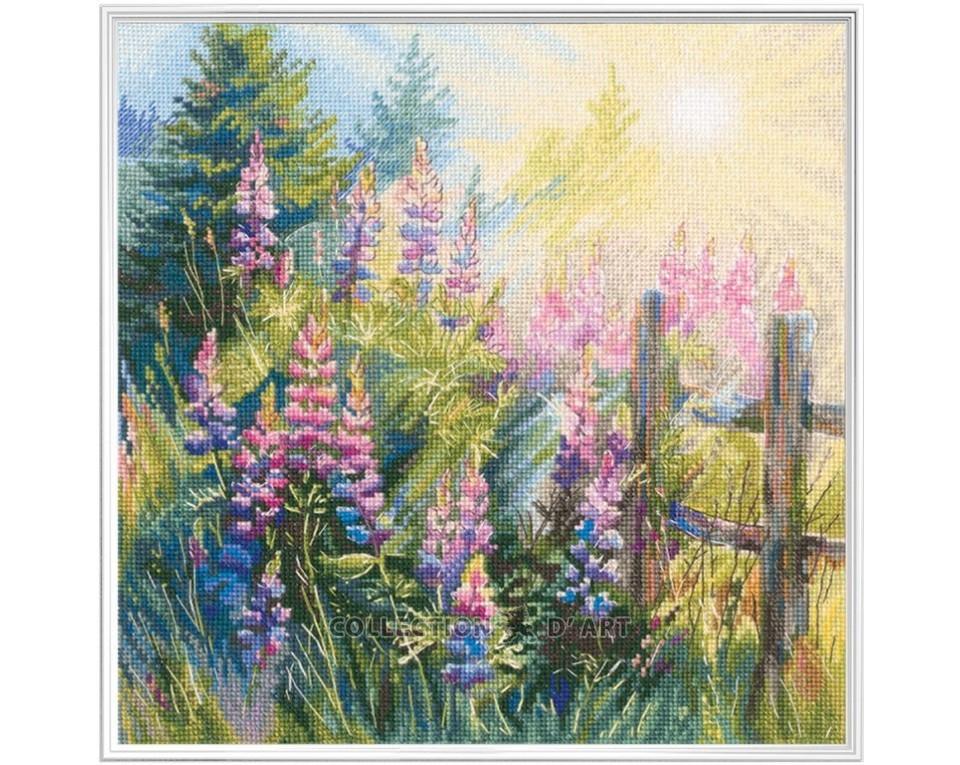Lupine Summer - Cross Stitch Kit