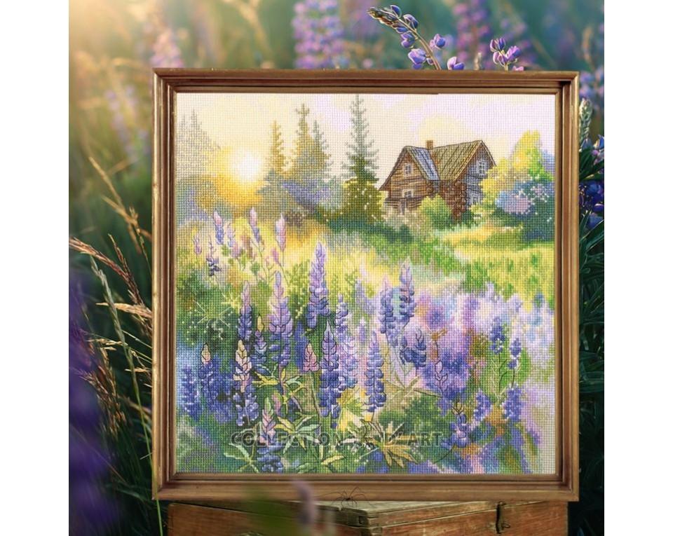 Lilac Evening - Cross Stitch Kit