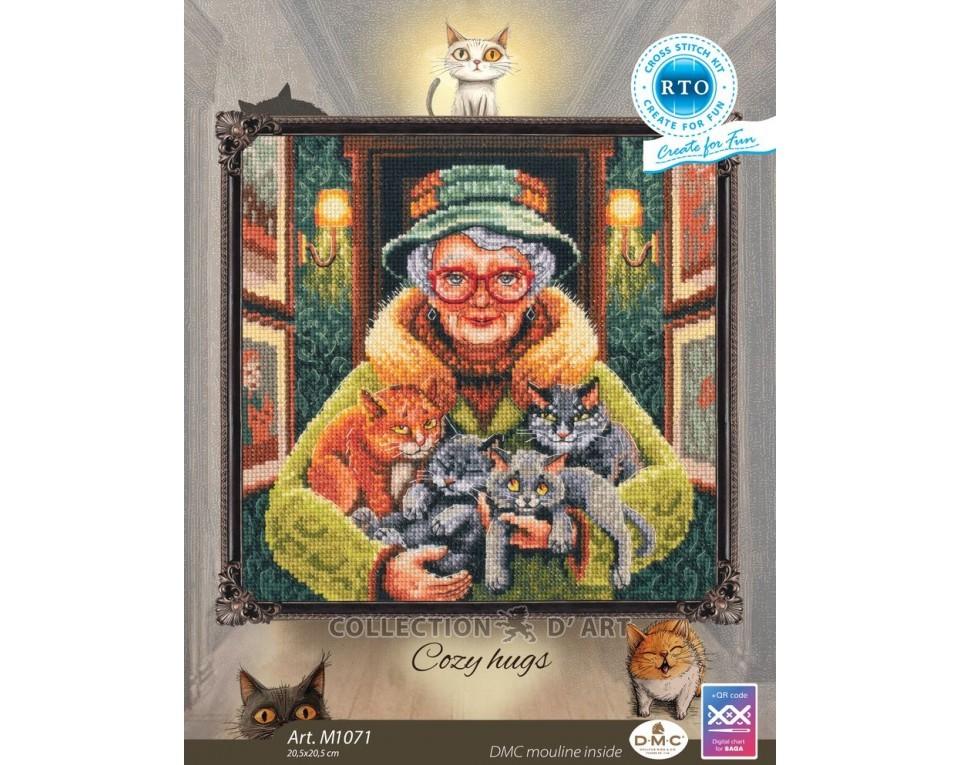 Cozy Hugs - Cross Stitch Kit